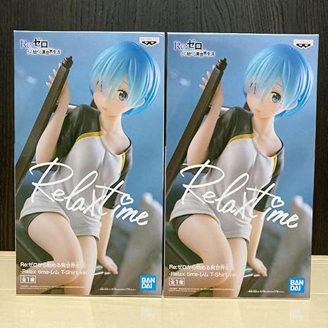 Amazon リゼロ フィギュア リラックスタイム レム 2個セット フィギュア ドール 通販