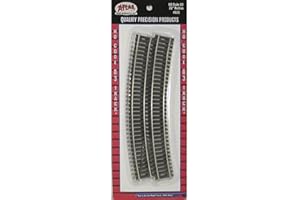 Atlas HO Scale Code 83 22" Radius Curve 6-Pack Model Train Track