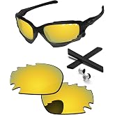 PapaViva Replacement Lenses for Oakley Racing Jacket/Jawbone Vented OO9171 62mm - Precision Fit, UV Block &amp; Impact Resistant