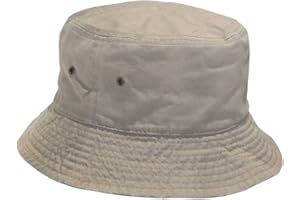 Newhattan Short Brim Visor Cotton Bucket Sun Hat