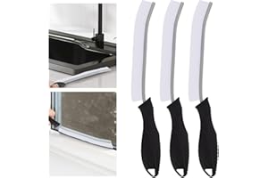 SXhyf Hard Bristle Crevice Cleaning Brush - Multifunctional Gap and Grout Brush for Bathroom, Kitchen, Window and Vehicle (3, White)