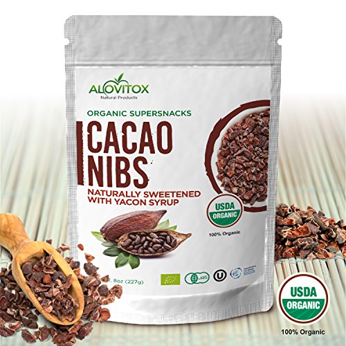 Cacao Nibs Sweetened With Yacon syrup NATRUAL SWEETENER (zero sugar