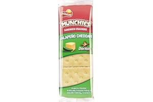 Munchies Doritos Jalapeno Cheddar Sandwich Crackers on Golden Toast 1.38 oz (8 Packets)