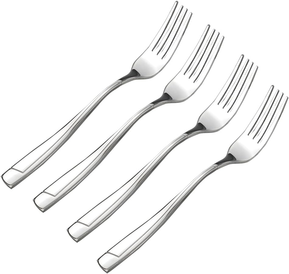 Cand Stainless Steel Dessert Forks, 6.7-Inch, 16-piece