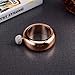 BOKIN Rose Gold 304 Stainless Steel Wine/Alcohol Wrist Flasket with Handmade Rhinestone Lid, Funnel in Gift Box For Women Girls Dance Birthday Party Club Bar, 3.5oz