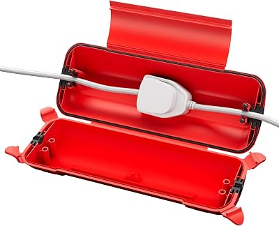 Restmo Outdoor IP44 Waterproof Connection Box 29x11x7.5cm Red