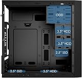 CiT Work Micro ATX Mini ITX PC Case Black USB 3.0 Cooling Support SPCC Steel view 7