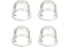 Uorimy 4-Pack 0057003 0057004 Transparent Carburetor Large Primer Bulb Replacement for Zama Echo Stihl Homelite Robi Pouland 0058001 12538108660 561635001 A01195A (22mm)
