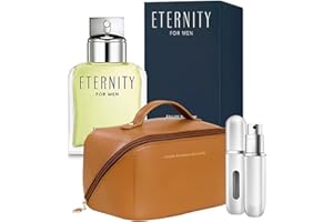 ARTMAN STORE Eternity Cologne for Men 3.4 Fl oz, Eau de Toilette Spray - Gift Set Pack - Travel Bag And Refillable Empty Perfume Bottle.. (3.4 Fl oz)