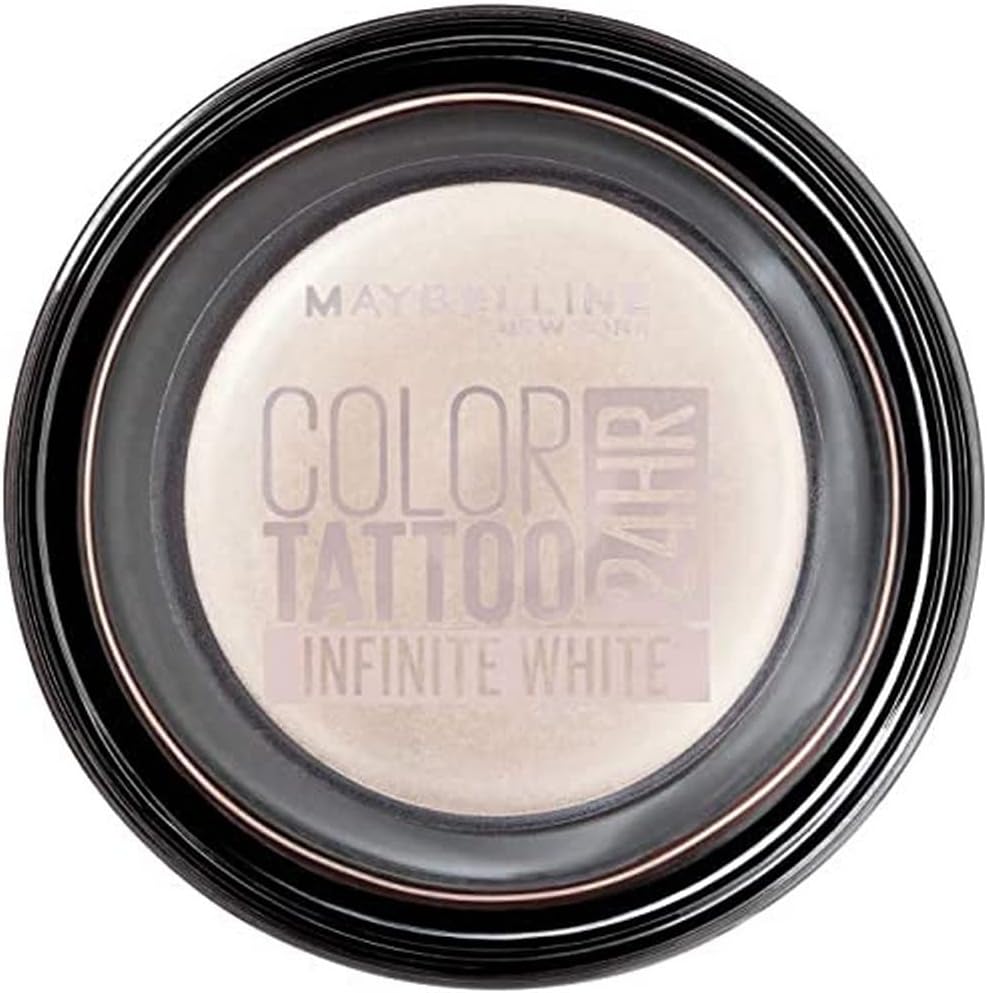 Maybelline Eyestudio 24HR Color Tattoo Gel-Cream Eyeshadow 45 Infinite White