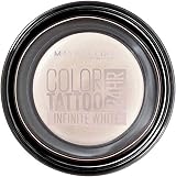 Maybelline Eyestudio 24HR Color Tattoo Gel-Cream Eyeshadow 45 Infinite White