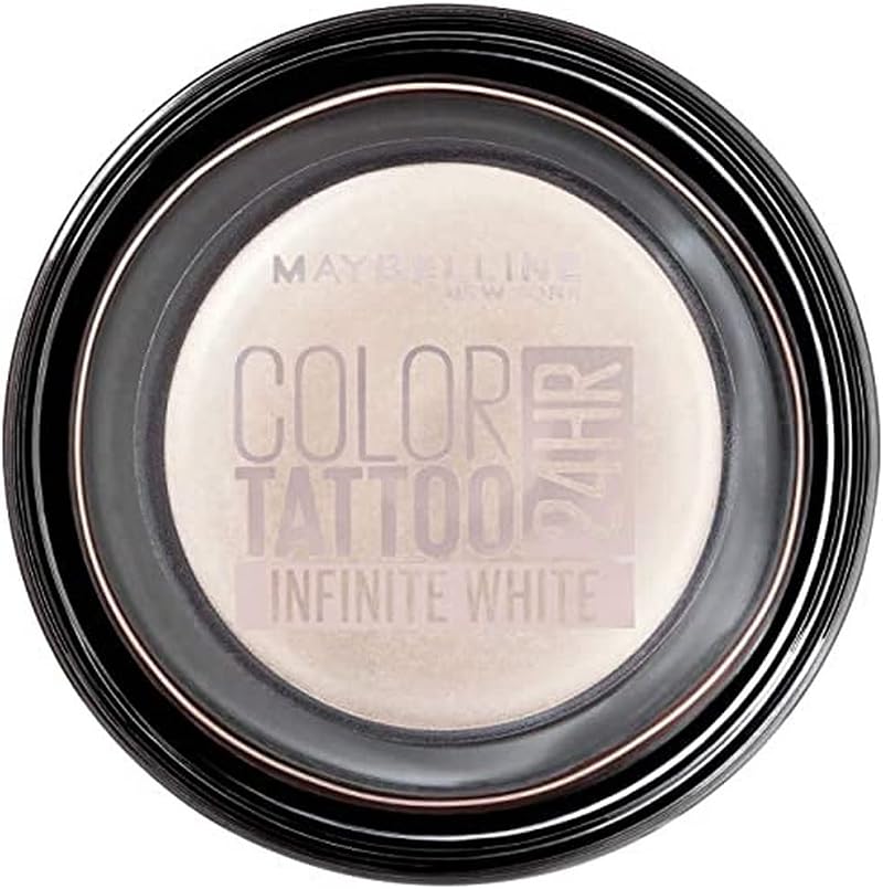 Maybelline Eyestudio 24HR Color Tattoo Gel-Cream Eyeshadow 45 Infinite White