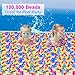 Water Beads 2.5lb (100,000 Beads), Non-Toxic Jelly beads for kids Summer Pool Parties, Sensory Toys, Plants, Vase, Spa Refill, Wedding and Home Decor, 9 Colors O&O smart Transparent Soft Beads