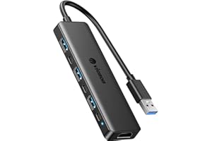 VIENON USB 3.0 to HDMI Adapter (7-in-1), USB 3.0 Hub with HDMI 1080P, USB 3.0, USB 2.0, USB C Data & Power Ports, USB to HDMI Hub for Monitor, PC, Laptop, Desktop Support Windows 7/8/10/11 & Mac OS