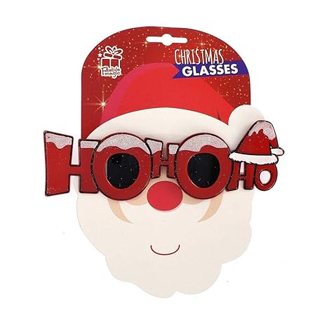 Itsy Bitsy - Christmas Glasses - Ho Ho Ho, 1Pc