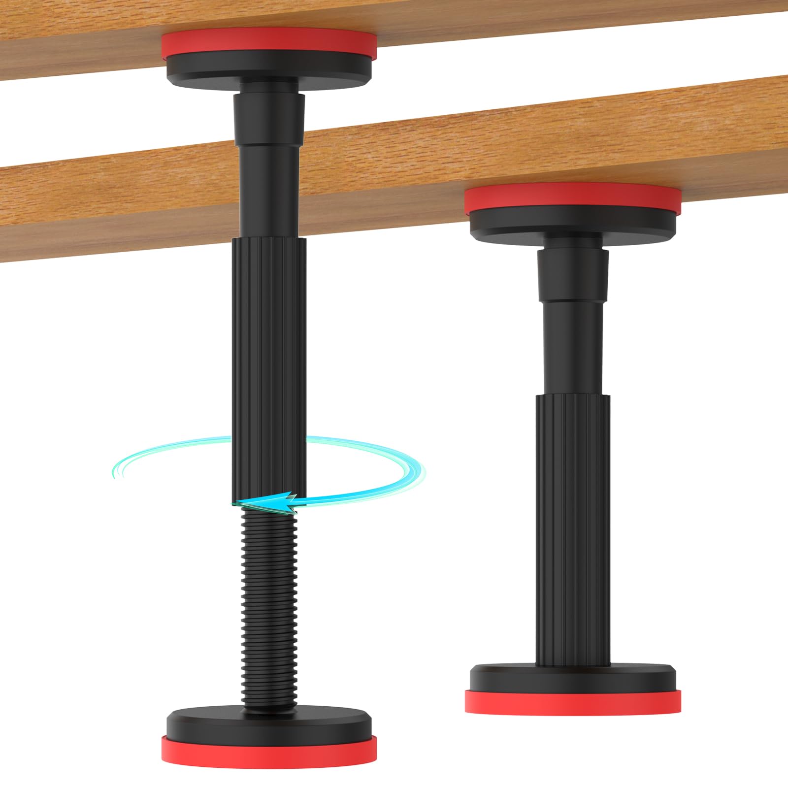 Photo 1 of 2Pcs Telescopic Support Pole, Nylon Adjustable Shelf Brackets, 200kg Weight Capacity, High Hardness undermount Sink Support Bracket, 7.09-17.72inch Cabinet Lifting Bracket for Cabinet Sofa