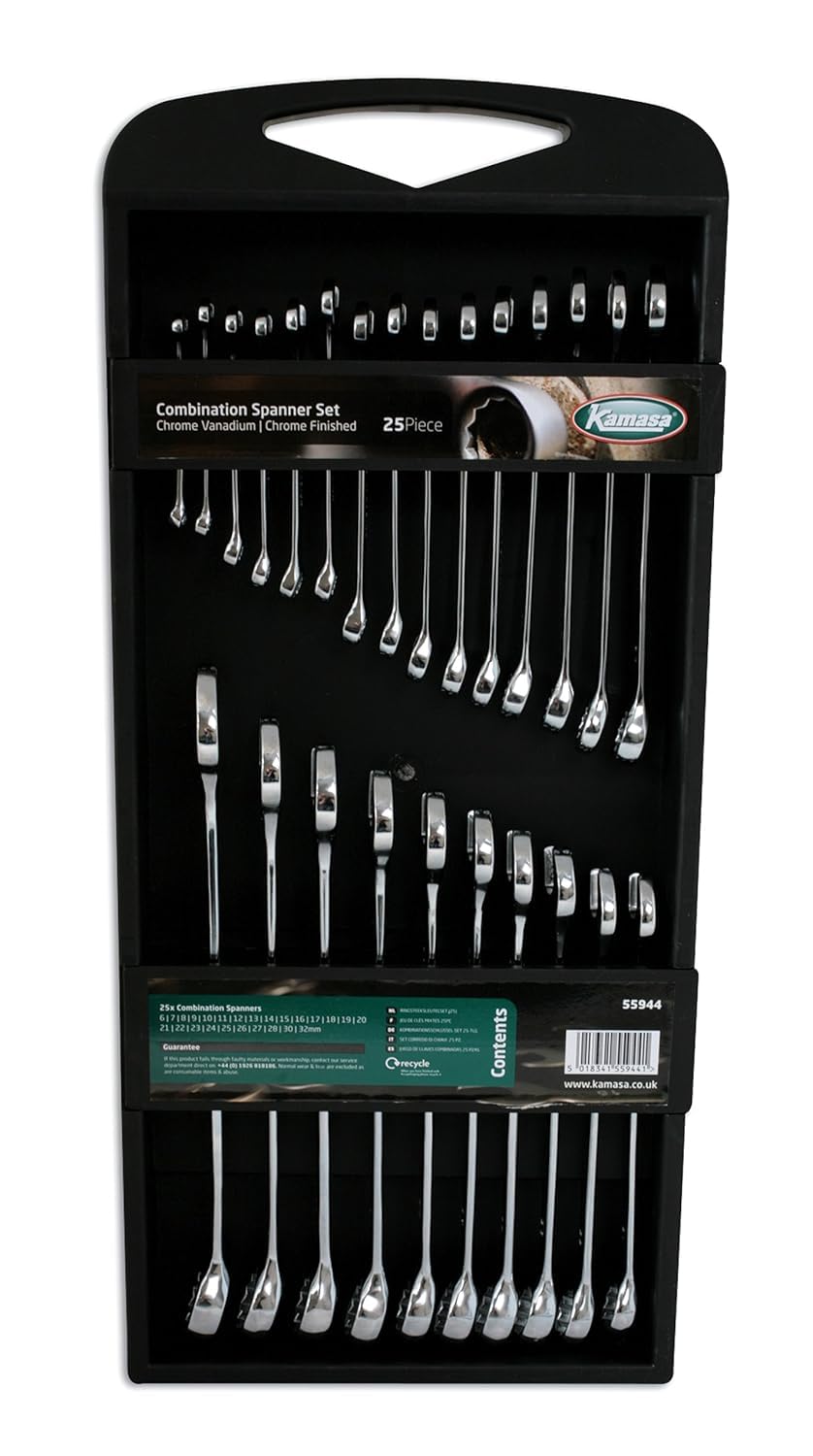 Kamasa 55944 Combination Spanner Set 25pc
