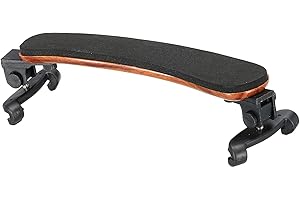 MECCANIXITY Violin Shoulder Rest Comfortable for 1/2-1/4-1/8, Fiddle Maple Shoulder Rest with Collapsible Adjustable Feet