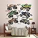 Fathead Monster Jam: Cartoon Trucks Collection - Officially Licensed Removable Wall Decal