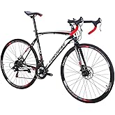 Eurobike Road Bikes 700C Wheels 54cm Frame Racing Bicycle