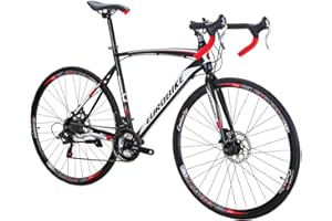 Eurobike Road Bikes 700C Wheels 54cm Frame Racing Bicycle