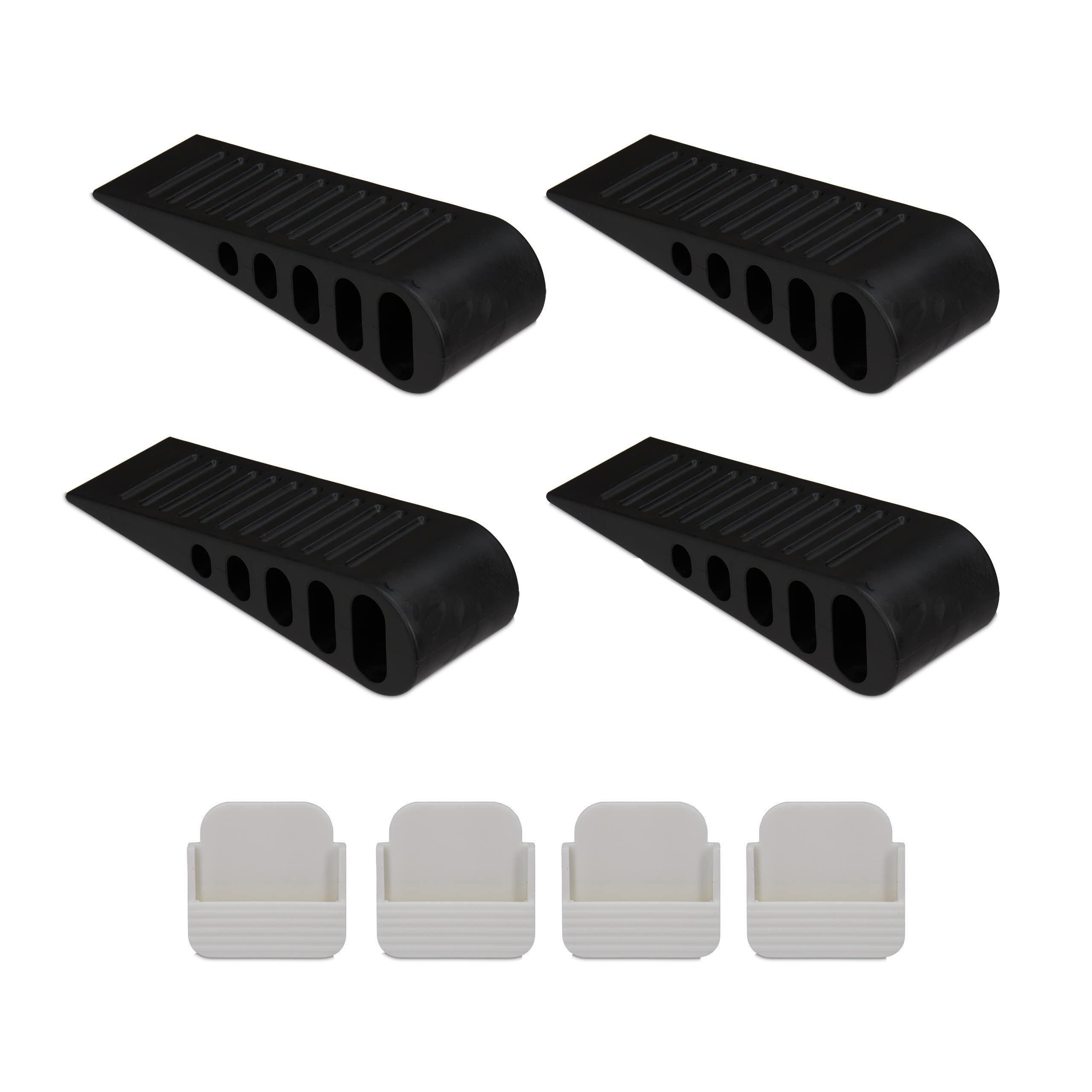 Relaxdays Door Wedge, Black, 3 x 5 x 13.5 cm