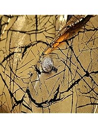 Chaqueta deportiva para hombre con cierre de botón, ajustada, para fiesta, color dorado