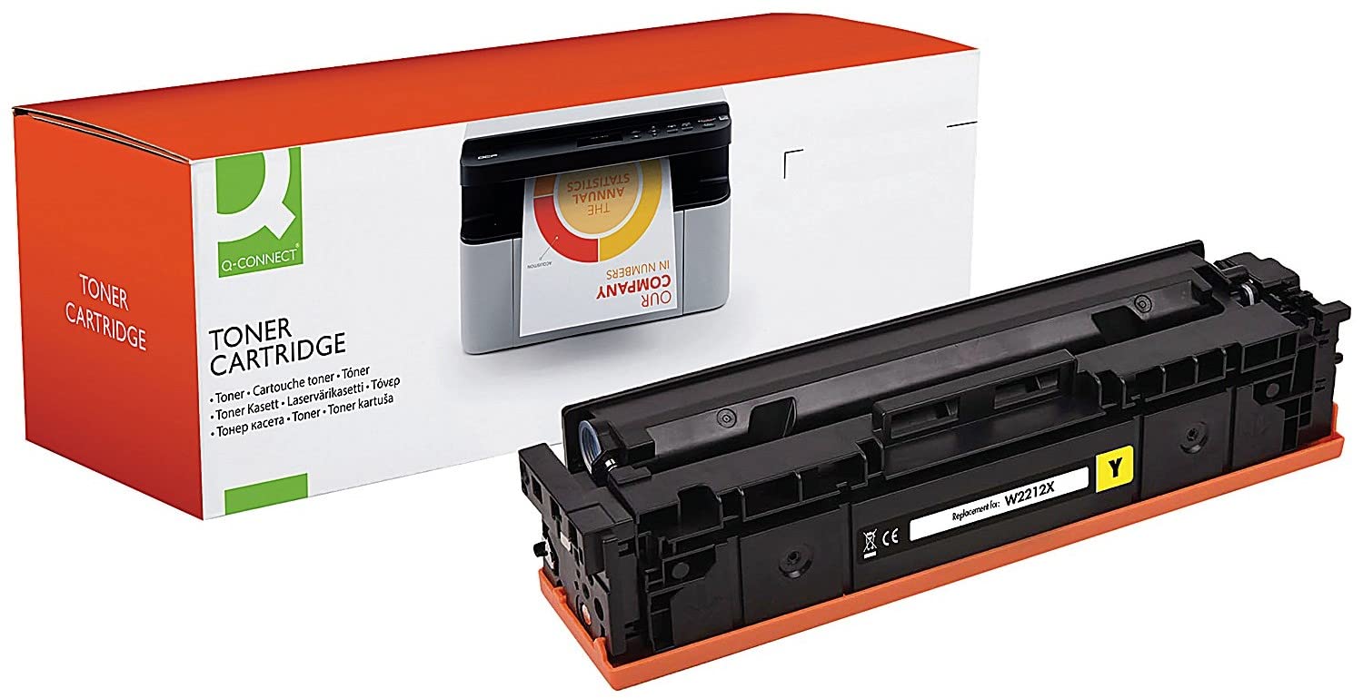 Q-Connect HP 207X Compatible Laserjet Toner Cartridge High Yield Yellow W2212X 207X