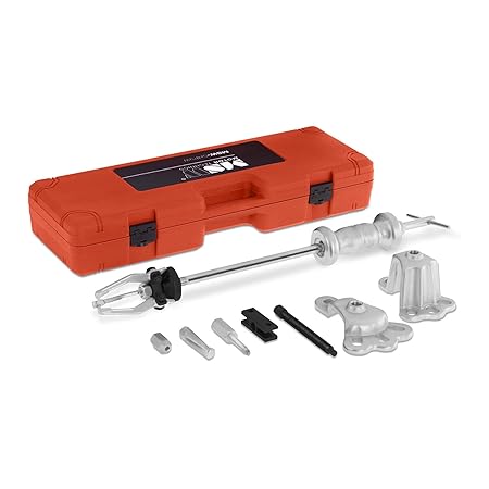 MSW-SHP9W Radlager Abzieher Radlagerwerkzeug Set (19-teilig, Gleithammer, 2- oder 3-armige Innen- und Außenabzieher, geeignet