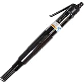 Ingersoll Rand 125B 1 1/8" Stroke Air Needle Scaler | Includes 19 standard 1/8" round needles, 4,800 BPM, ideal for cleaning surfaces or removing rust, dirt, and slag