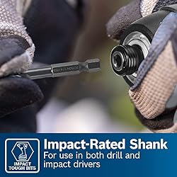 Bosch 7 pc. Hex Shank Hammer Drill Masonry Bit Set