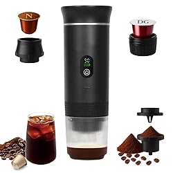SuperRC Portable Coffee Maker, 3-in-1 Espresso
