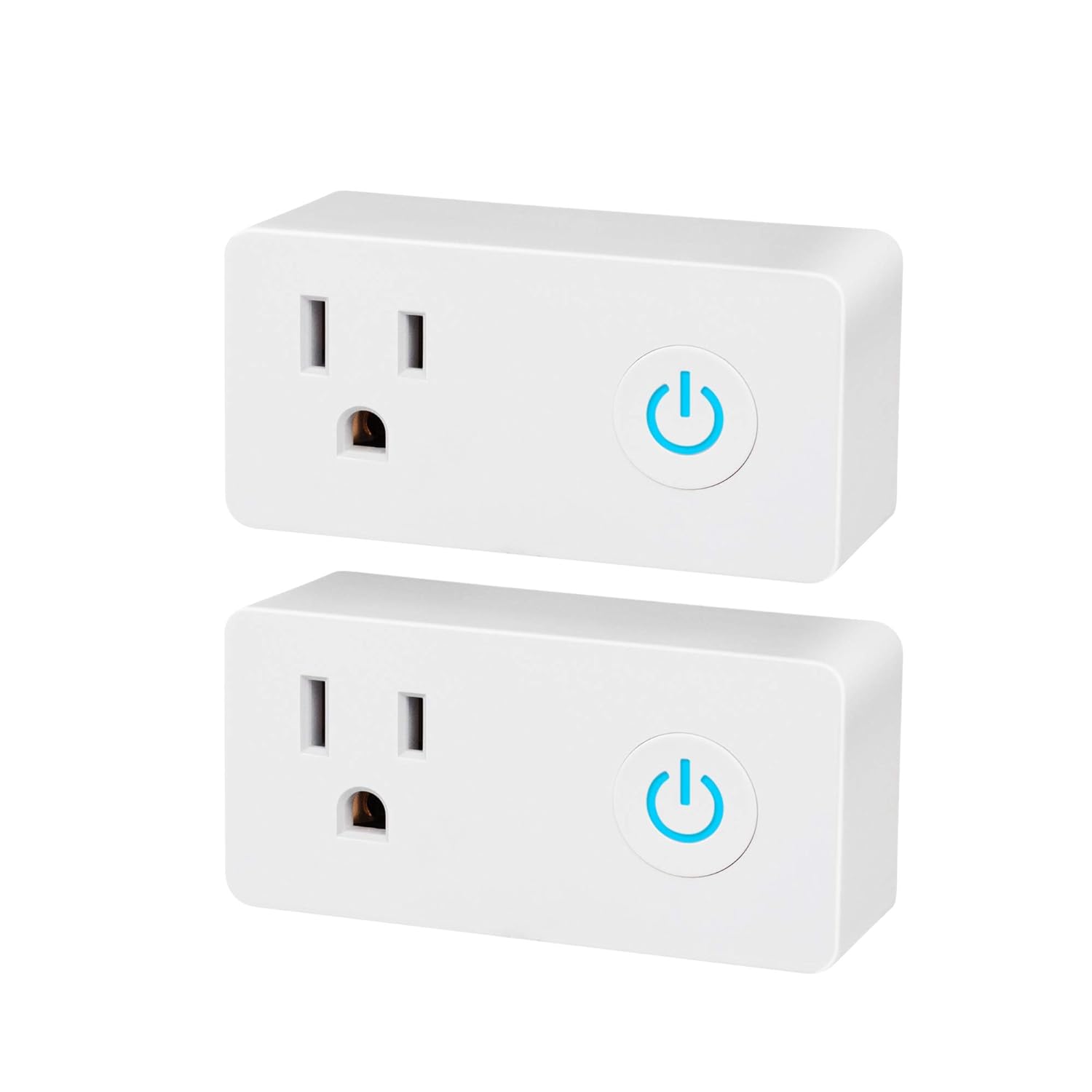 BN-LINK WiFi Heavy Duty Smart Plug Outlet, No Hub Required with Energy Monitoring and Timer Function, White, Compatible with Alexa and Google Assistant, 2.4 Ghz Network Only (2 Pack): Industrial & Scientific
