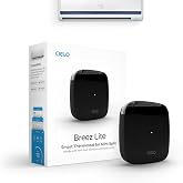 Breez Lite Smart AC Controller for Mini-Split, Window, Portable ACS (Black) | WiFi Controller, Alexa, Google, Siri Shortcuts,