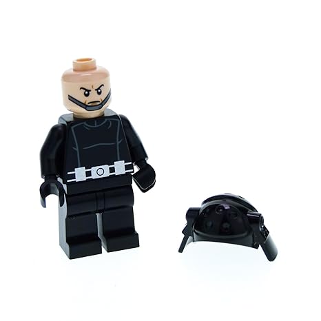 1 x Lego System Figur Star Wars Episode 4/5/6 Death Star Trooper Torso schwarz Rüstung Helm Doppel Gesicht für Set 9492 sw374