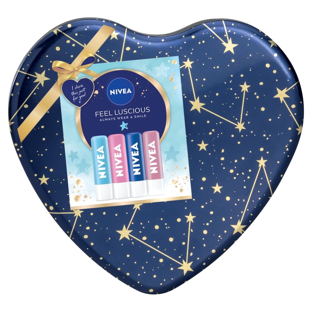 NIVEA Lip Perfect 4 PCS TIN