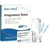 MomMed Early Detection Pregnancy Test, 15 Pack HCG Pregnancy Test Strips, Individually-Sealed Pregnancy Tests,Pregnancy Tests,99% Accurate (No Urine Cup)