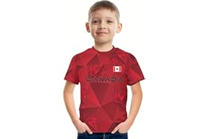 REVENEVER Kids Soccer Jersey for Boys Girls Football Training Shirt Uniform Sport Casual T Shirt for Soccer Fans