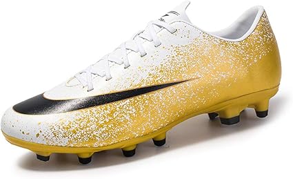gold boys football boots