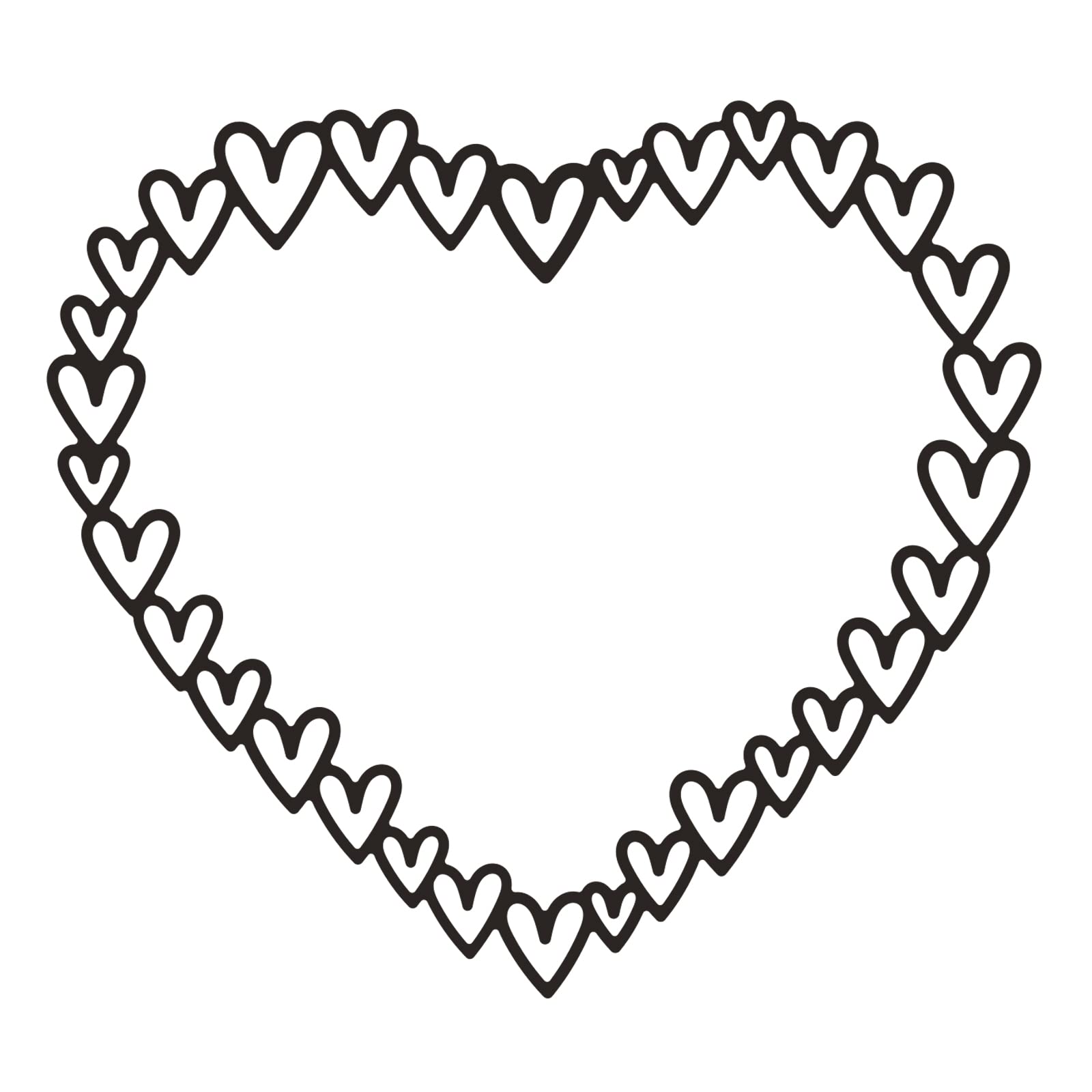 Vaessen Creative Handwerk Stanzschablone Zum Basteln, Herzrahmen, Erstellen komplexer Designs für Scrapbooking, Kartenherstellung und andere Papierprojekte, Silber, 10,5 x 11,5 cm, Silver