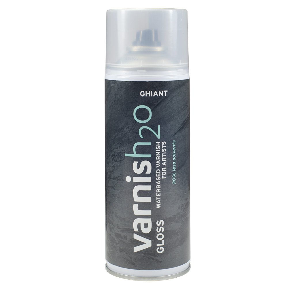Ghiant 400 ml H2O Water-Based Varnish, Gloss/Transparent