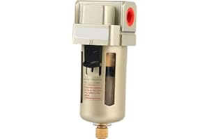 AF3000 Drain Air, Air Compressor Moisture Water Filter, Moisture Air Filter Water Trap Water Separator Compressed in Line Par