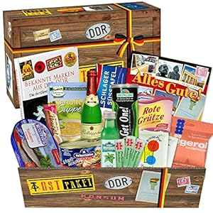 Ost Waren Geschenk Box / DDR Spezialitäten Geschenke Geburtstag für Männer