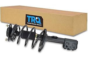 TRQ Front Left Complete Strut & Coil Spring Assembly Drivers Side Compatible with 2007-2008 Lexus ES350 2006-2012 Toyota Avalon 2007-2011 Camry