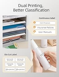 Makeid Label Maker Machine with Tape - Compatible