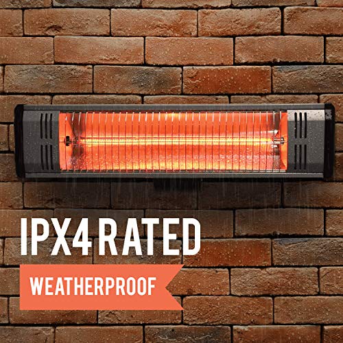 Heat Storm HS-1500-TRC Infrared Space Heater, 13 ft Cord, Roll Cage