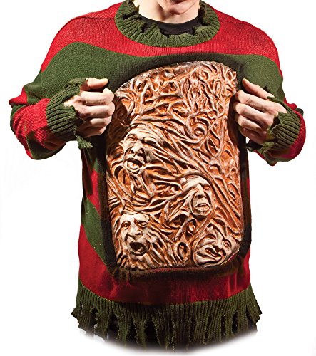 Morbid Enterprises Freddy Animated Chest Of Souls, Green/Red/Cream/Tan, Standard