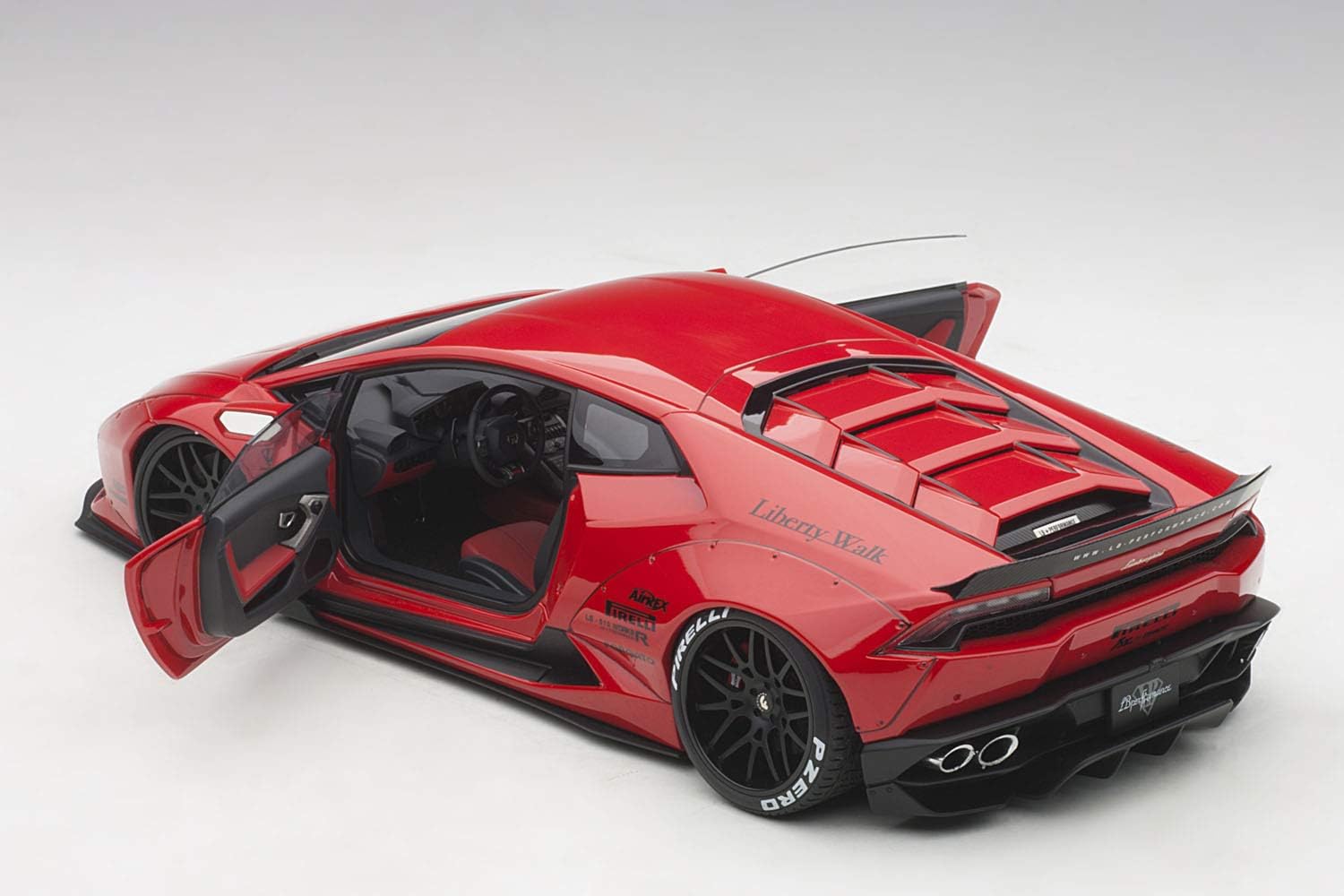 Huracan LBWorks Red 1/18 Model Car by Autoart 79123