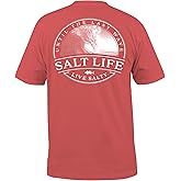 Salt Life Mens Last Wave Short Sleeve Crew Neck Tee