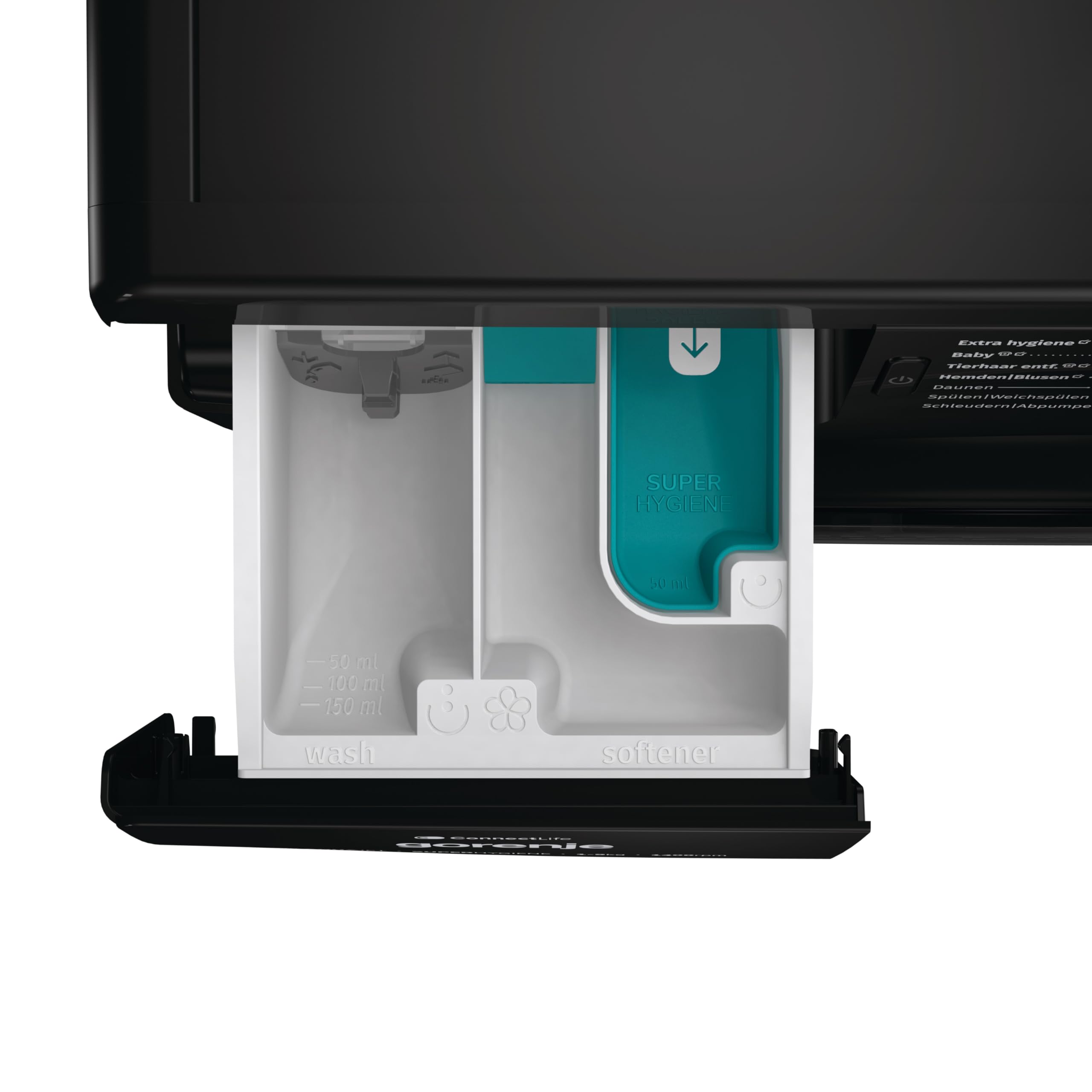 Gorenje WPNEI94A1DTSB Waschmaschine mit Dampffunktion/ConnectLife / 9Kg / 1400 U/min / 15 Programme/Totaler AquaStop/Wave Active Trommel/ExtraHygiene/PowerWash/Schnell Waschgang/EEK: A-10% 6